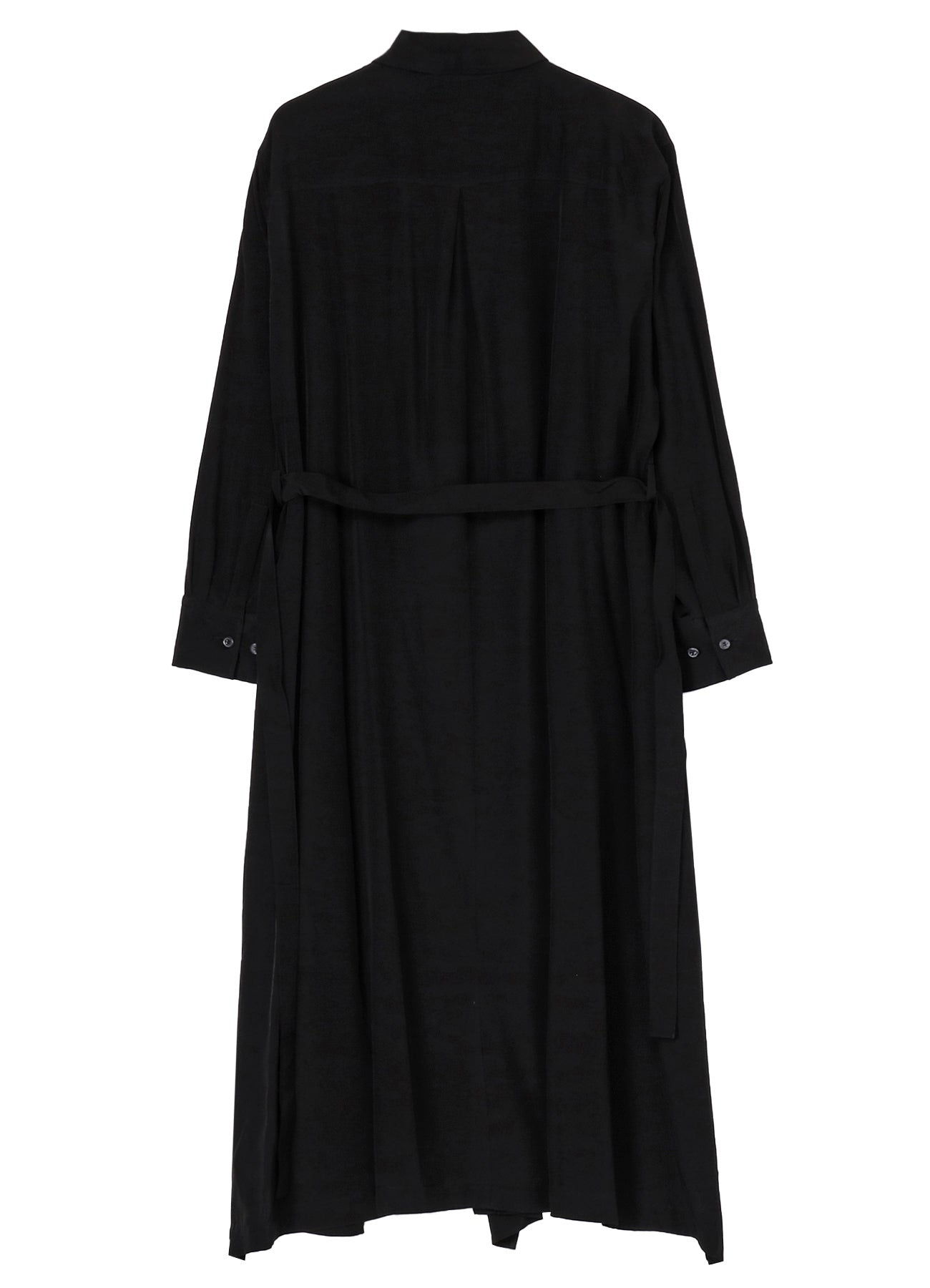 SPUN RY CLOTH R-DRAPED SHIRT DRESS