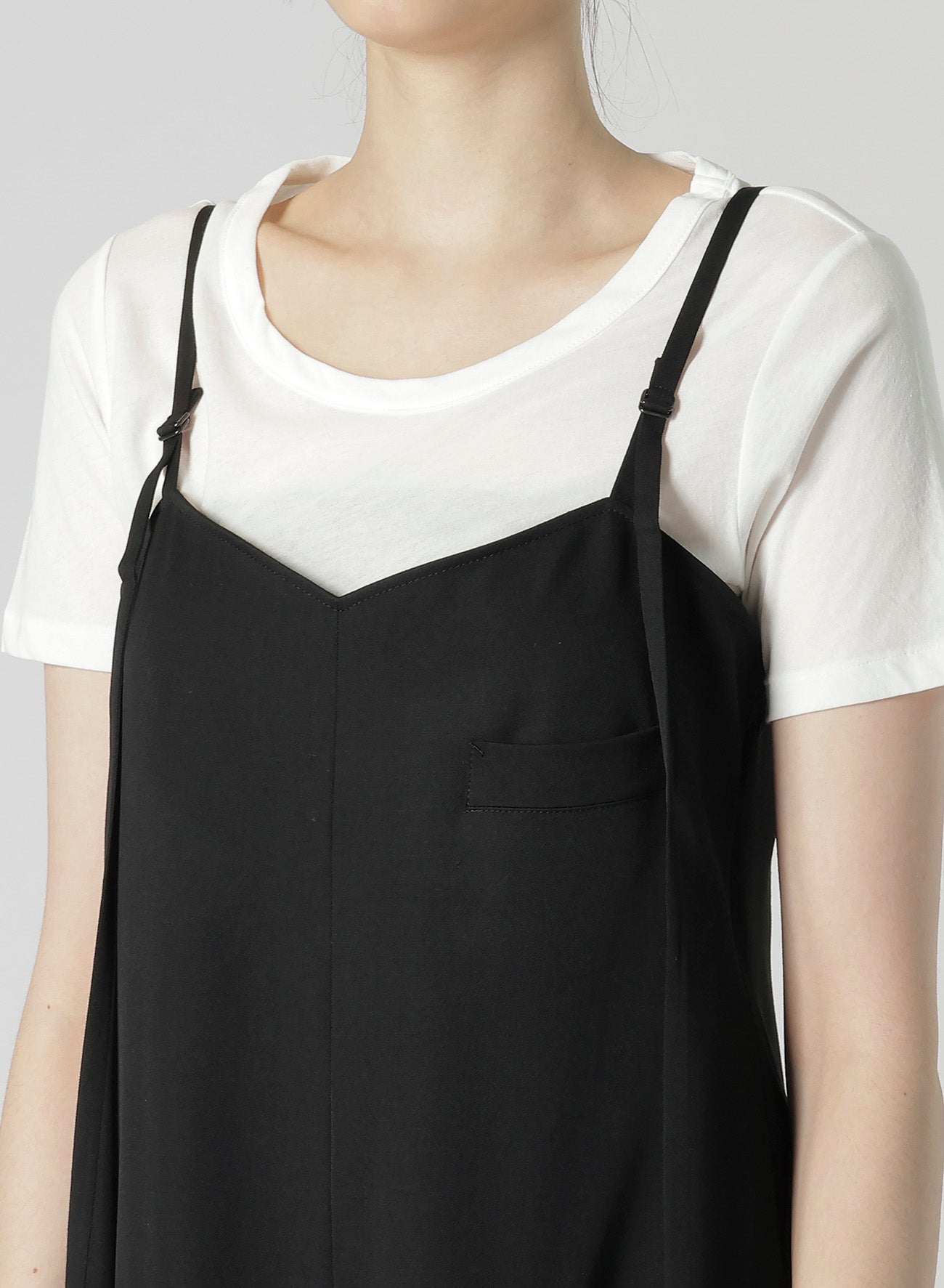 GABARDINE R-CAMISOLE OVERALL