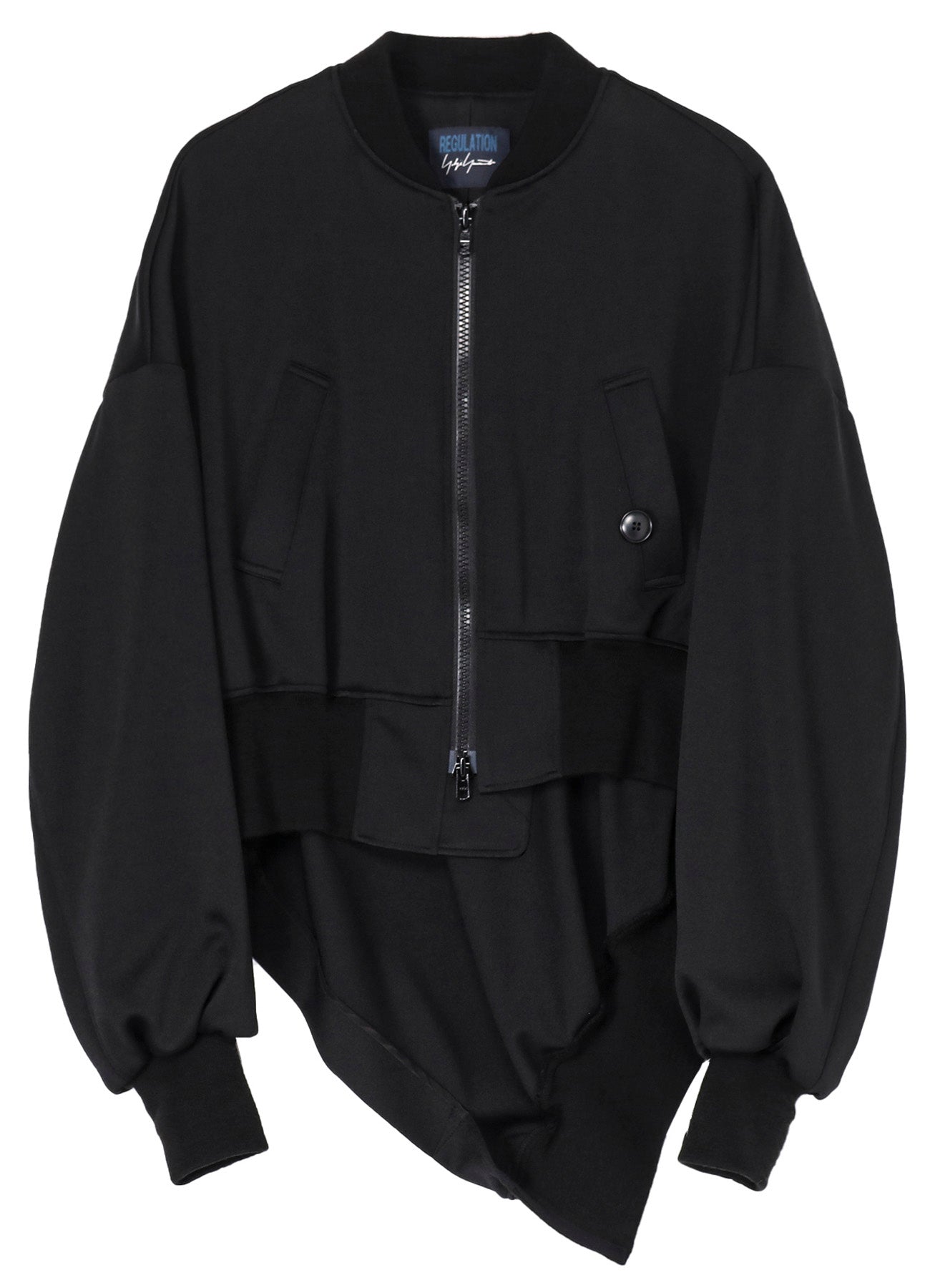 PE INTERLOCK A R-UNBALANCE BOMBER JACKET