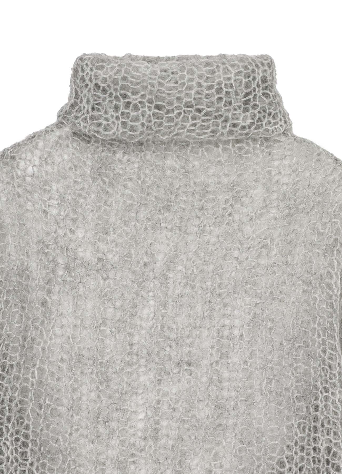 DIAN 2 R-MOHAIR HIGH NECK PULLOVER