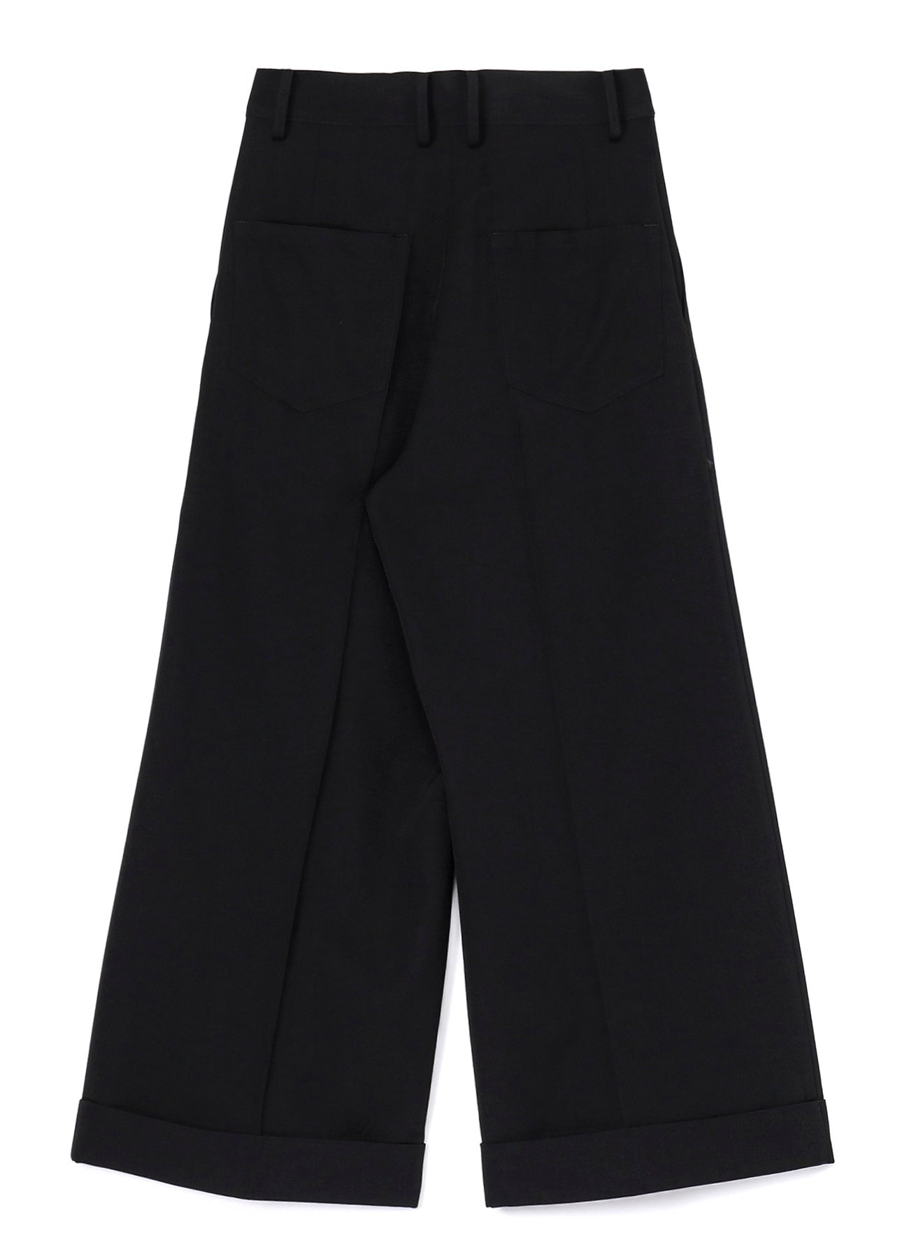 GABARDINE R-2 TUCKS BAGGY PANTS