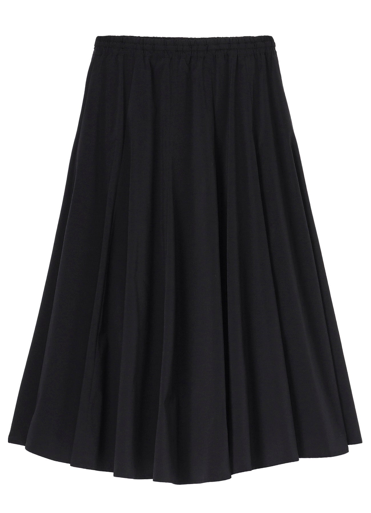 PE TAFFETA R-PANELED FLARE SKIRT