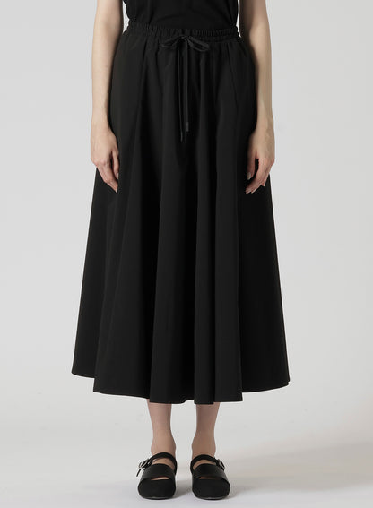 PE TAFFETA R-PANELED FLARE SKIRT