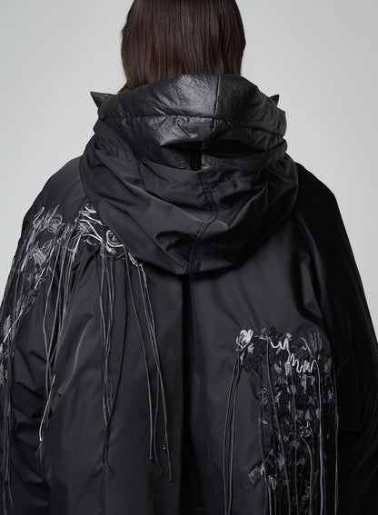 PE TWILL EMBROIDERY WITH MITTEN J