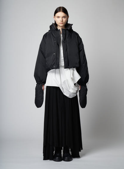 PE TWILL EMBROIDERY WITH MITTEN J