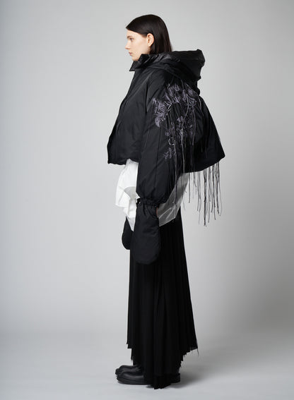 PE TWILL EMBROIDERY WITH MITTEN J