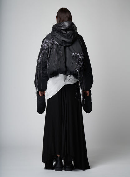 PE TWILL EMBROIDERY WITH MITTEN J