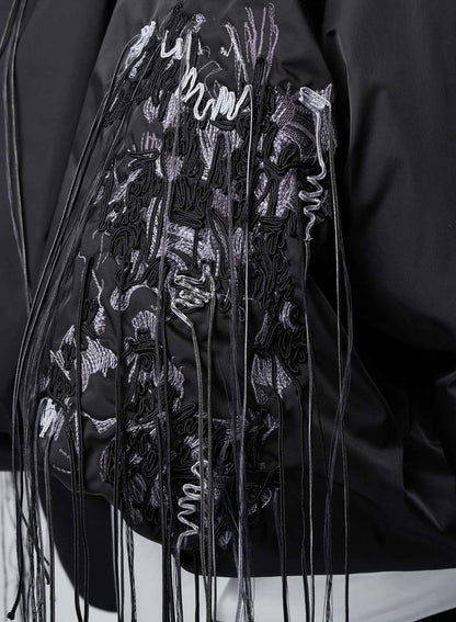 PE TWILL EMBROIDERY WITH MITTEN J