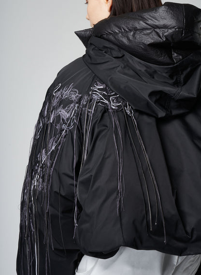 PE TWILL EMBROIDERY WITH MITTEN J