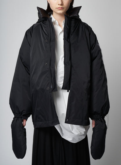 PE TWILL EMBROIDERY WITH MITTEN J