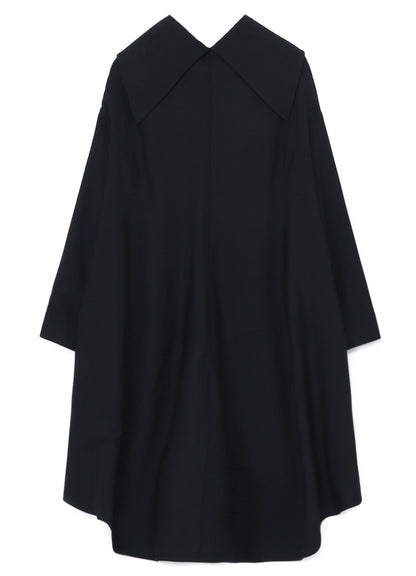 GABARDINE B COLLAR FLARE COAT