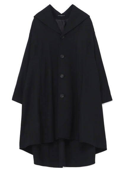 GABARDINE B COLLAR FLARE COAT