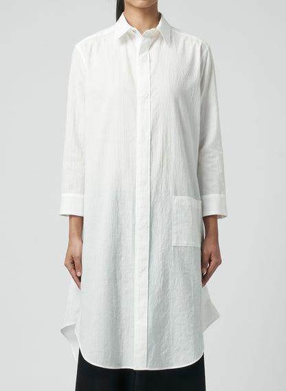 SINGLE POCKET SHIRT DRESS