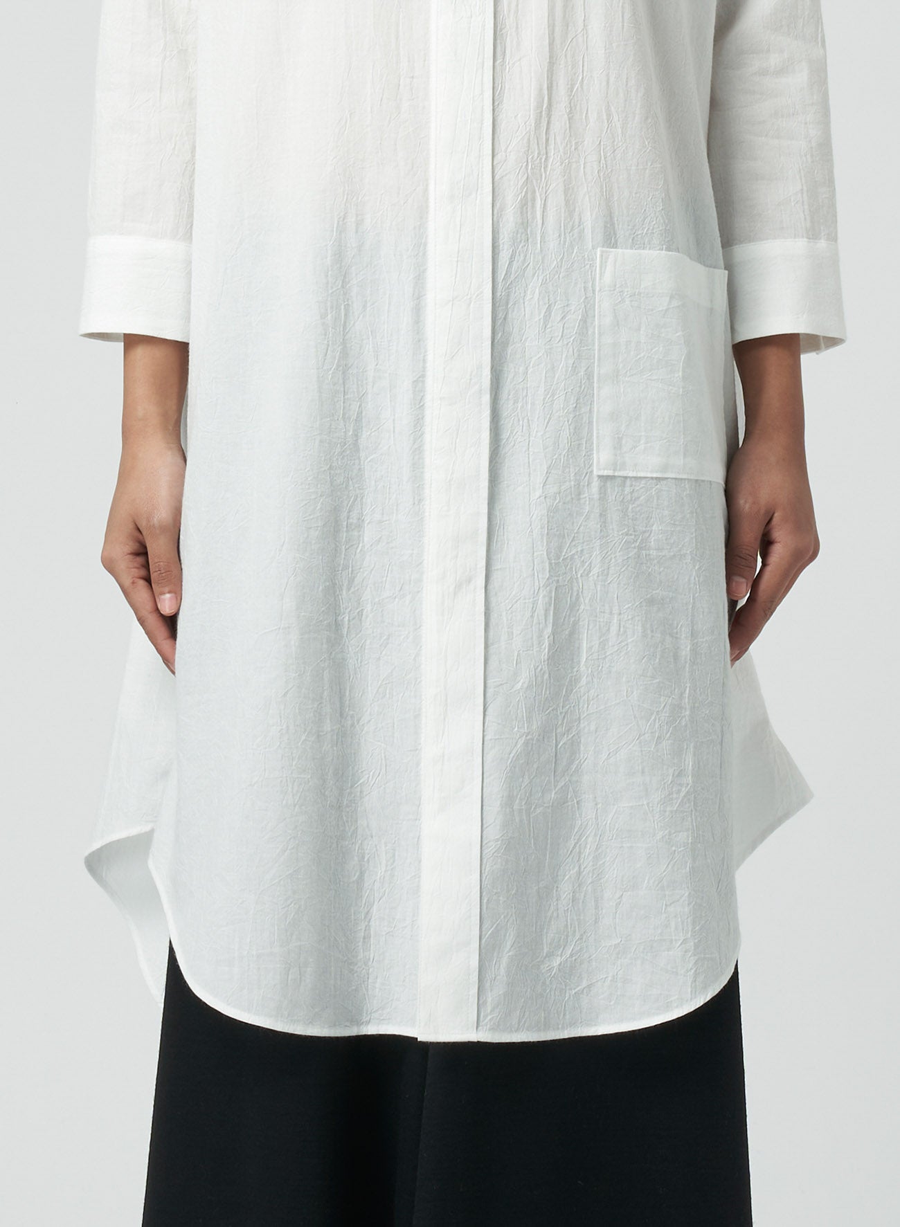 SINGLE POCKET SHIRT DRESS