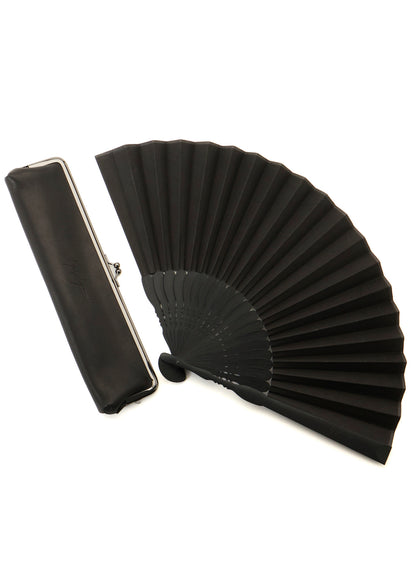 Yohji Yamamoto Leather Folding Fan