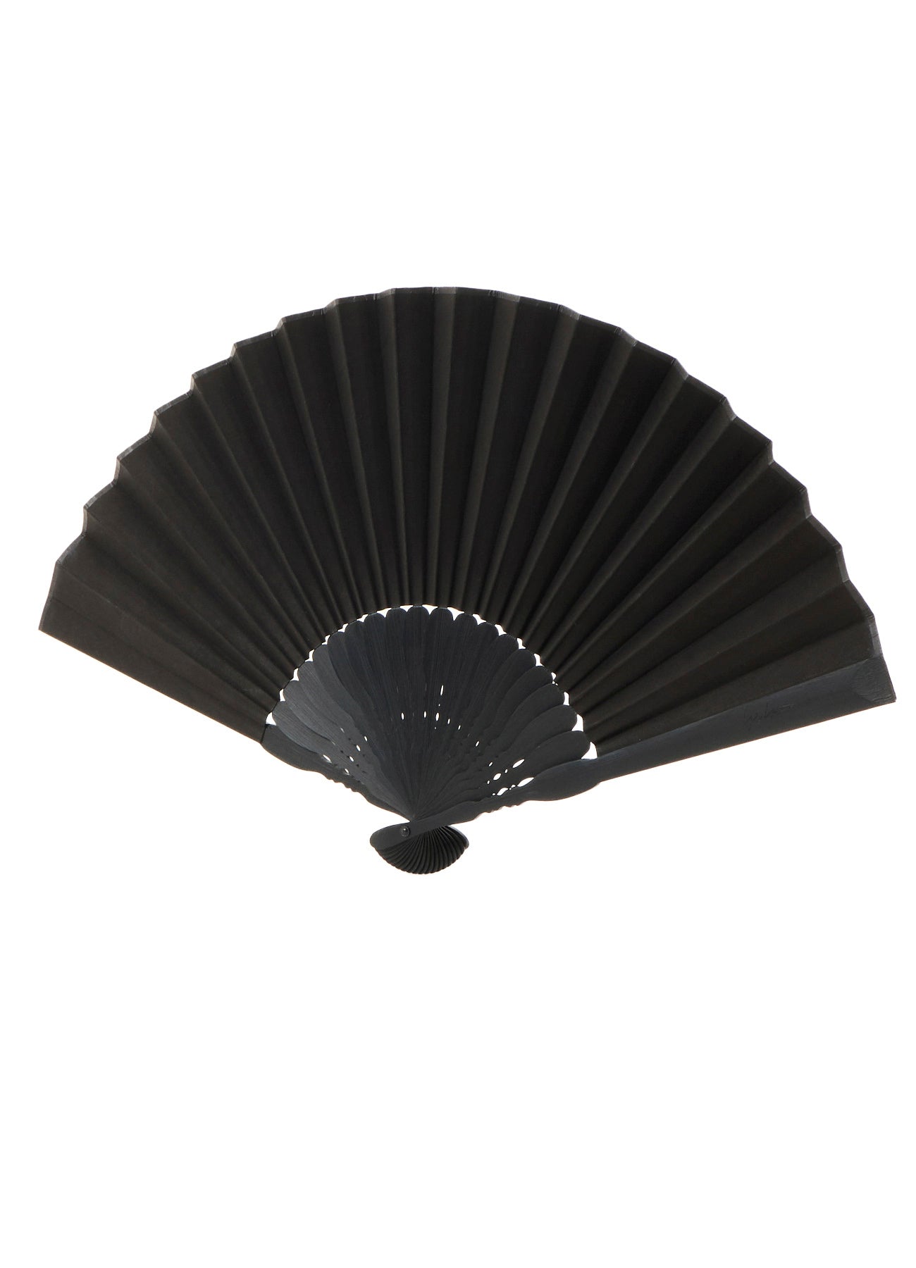 Yohji Yamamoto Leather Folding Fan