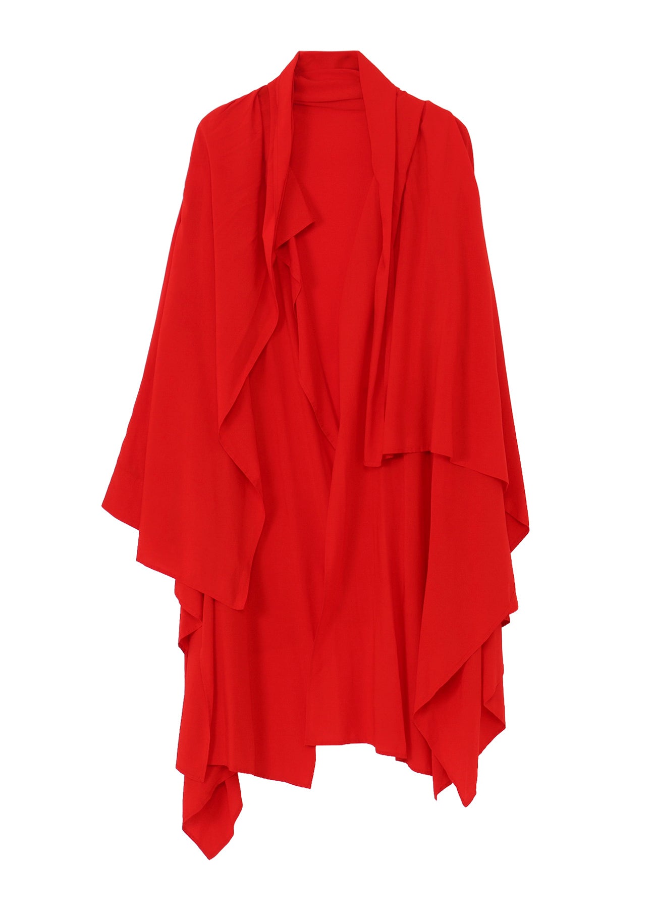 RAYON LAWN ASYMMETRIC DRAPED BLOUSE