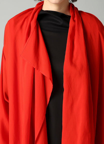 RAYON LAWN ASYMMETRIC DRAPED BLOUSE