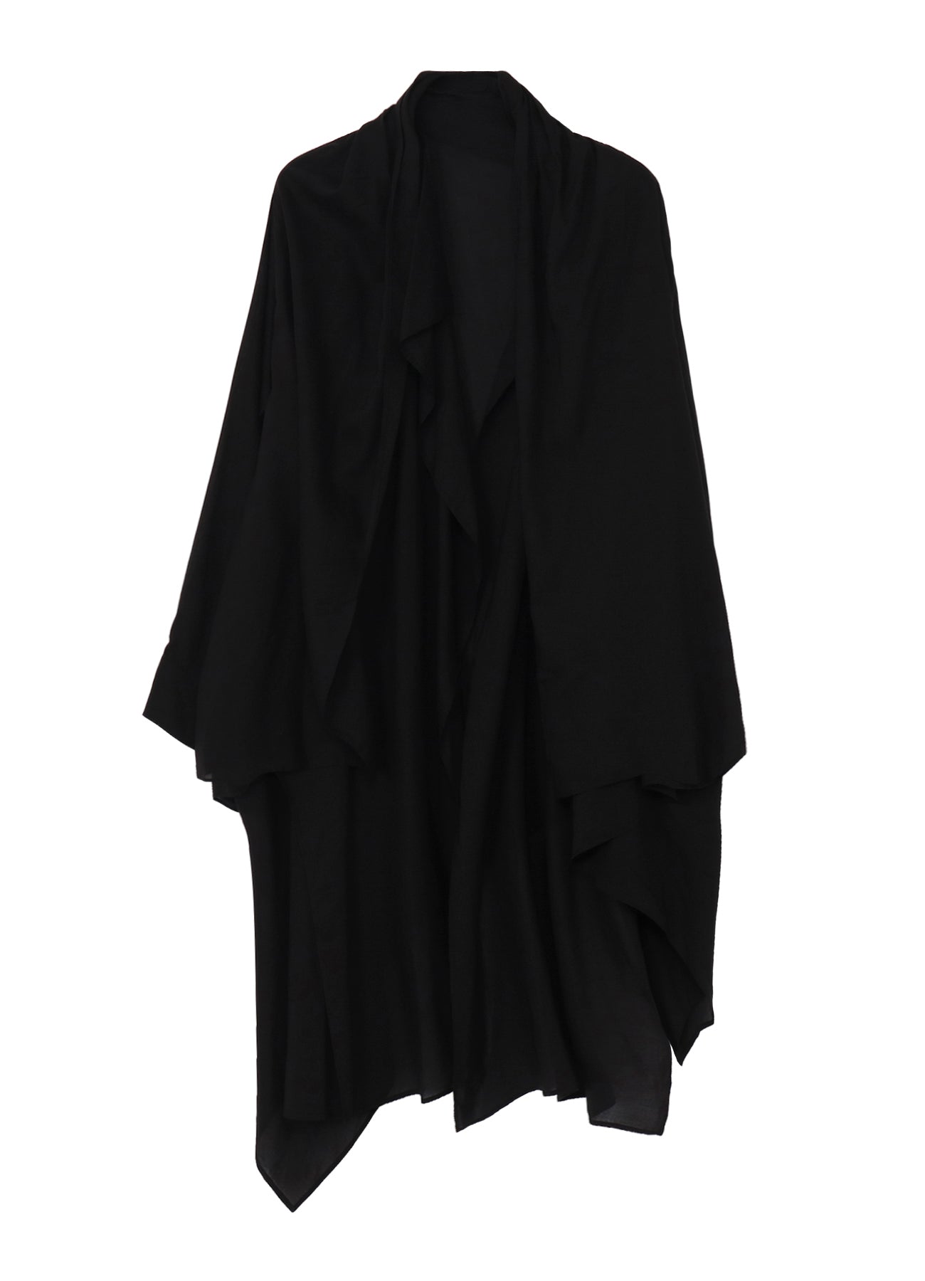 CELLULOSE LAWN ASYMMETRIC DRAPED BLOUSE