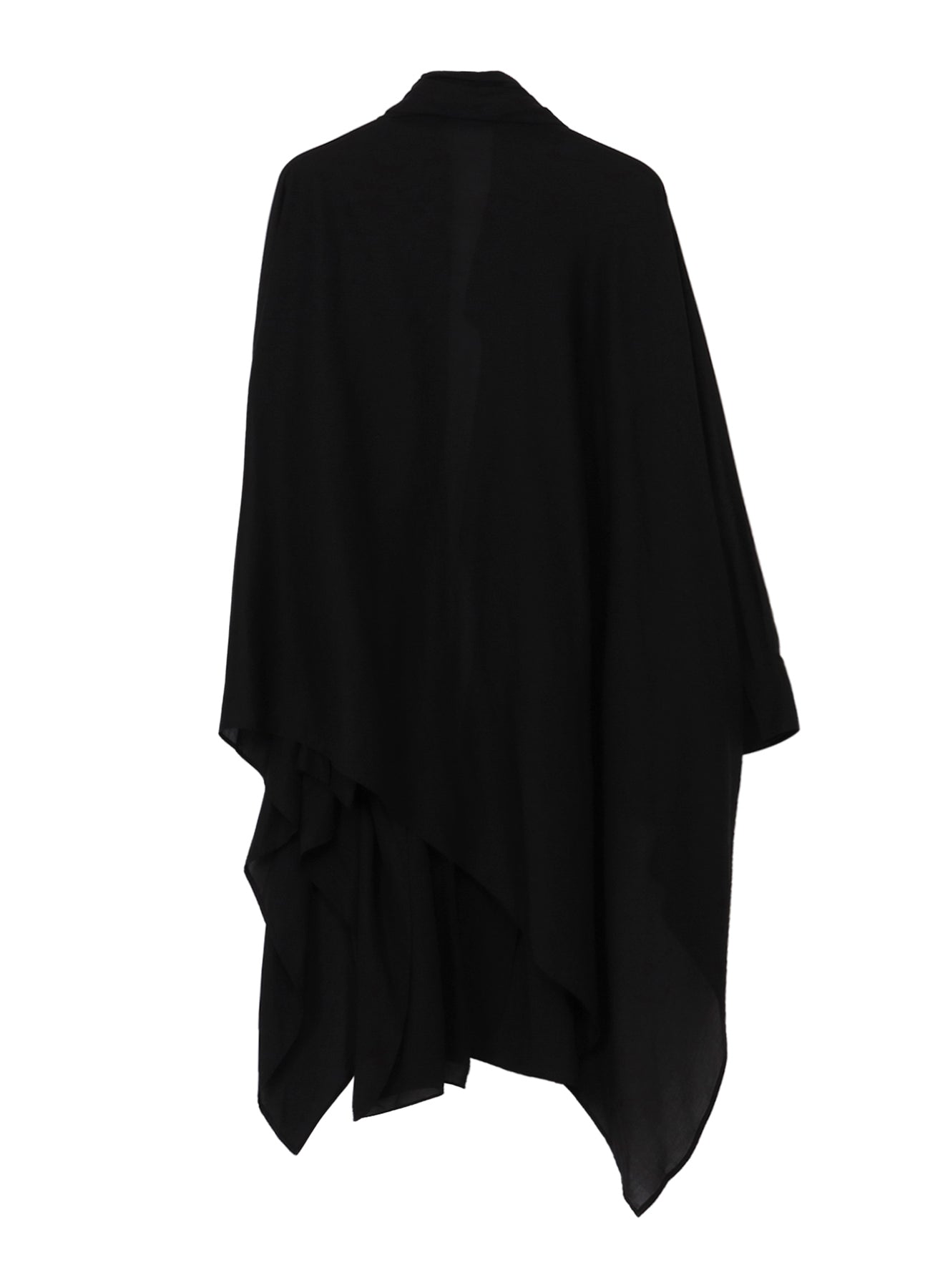 CELLULOSE LAWN ASYMMETRIC DRAPED BLOUSE