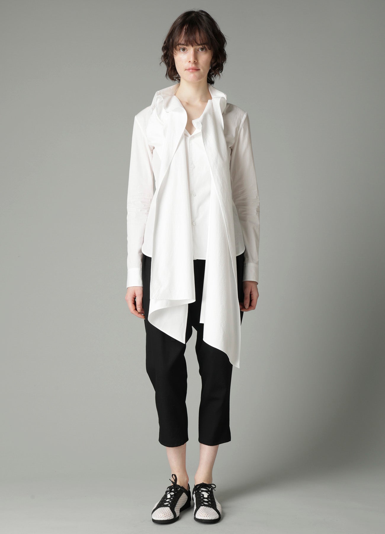 BROAD STOLE DETAIL BLOUSE