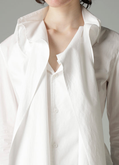 BROAD STOLE DETAIL BLOUSE