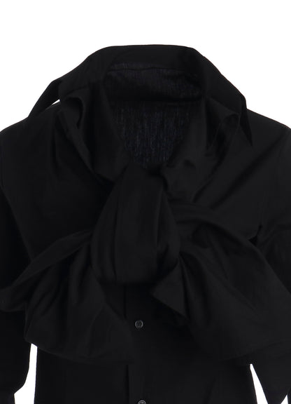 BROAD STOLE DETAIL BLOUSE