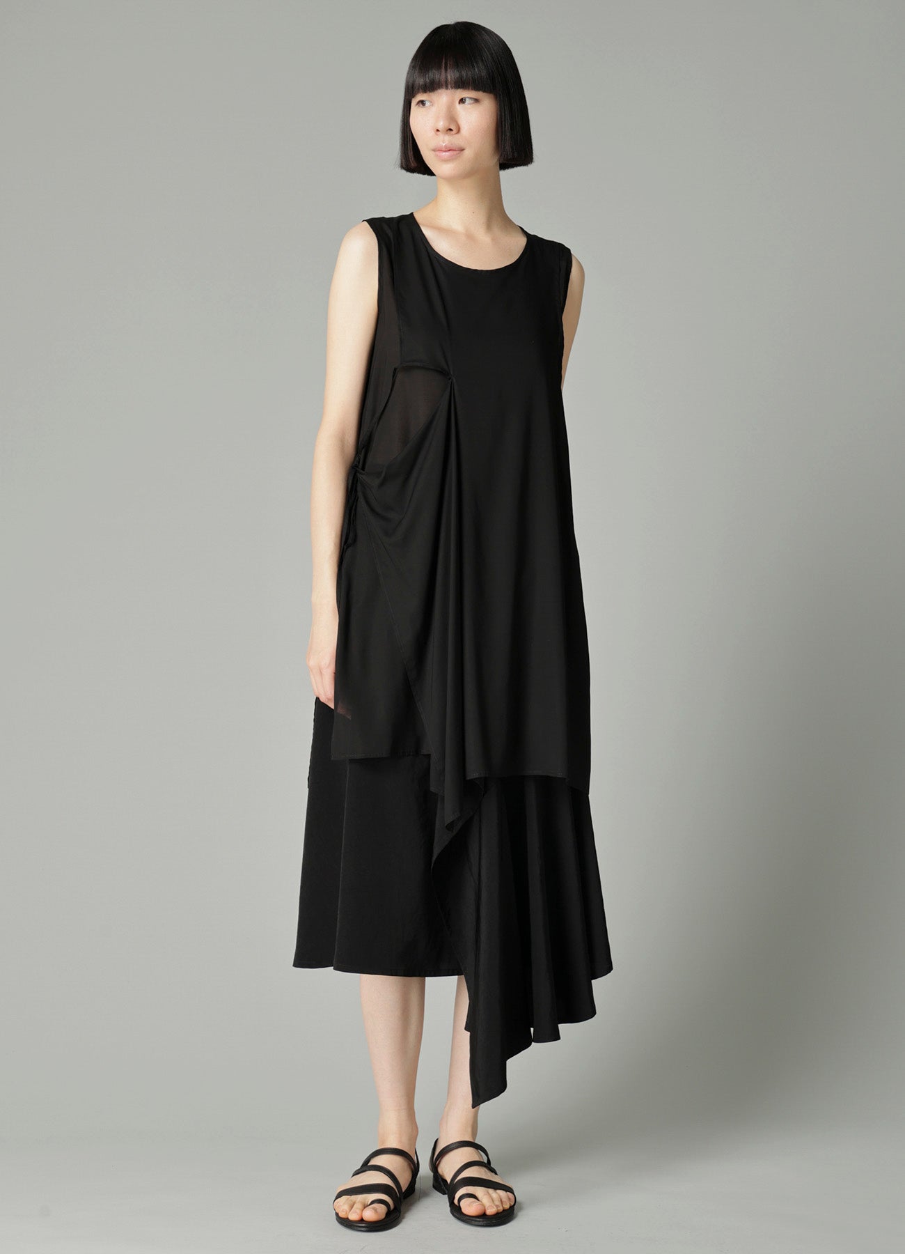 Ry LAWN DOUBLE LAYER SLEEVELESS B