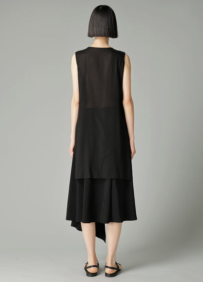 Ry LAWN DOUBLE LAYER SLEEVELESS B