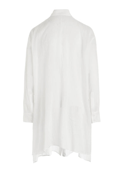 CELLULOSE LAWN F WRAP RELAXED FIT BLOUSE
