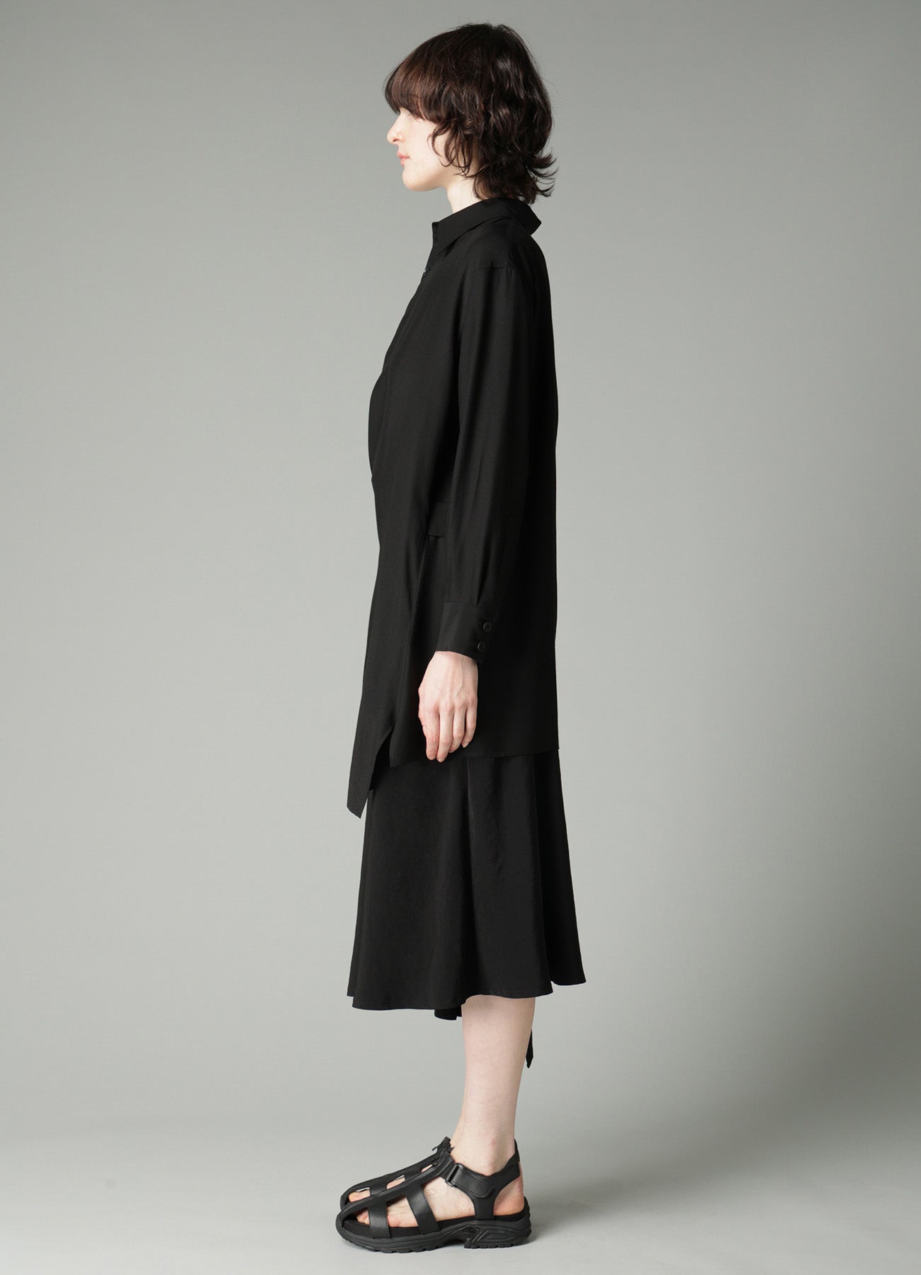 Ry/Si VOILE F WRAP RELAXED FIT BLOUSE