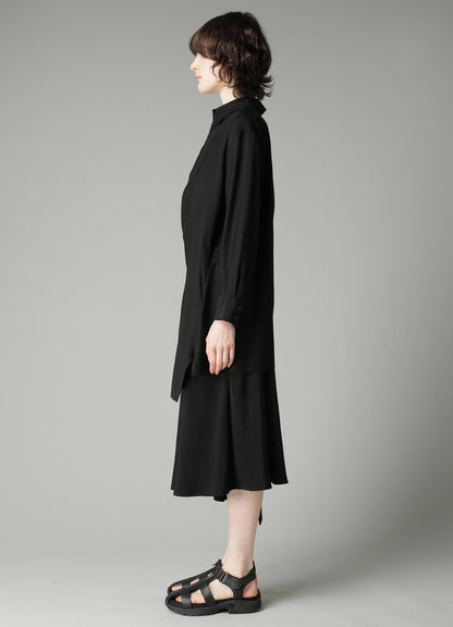 Ry/Si VOILE F WRAP RELAXED FIT BLOUSE