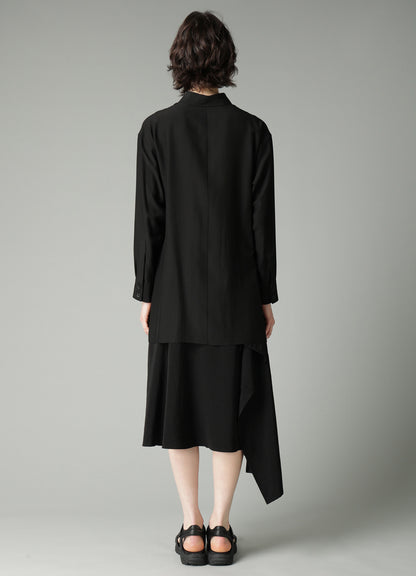 Ry/Si VOILE F WRAP RELAXED FIT BLOUSE