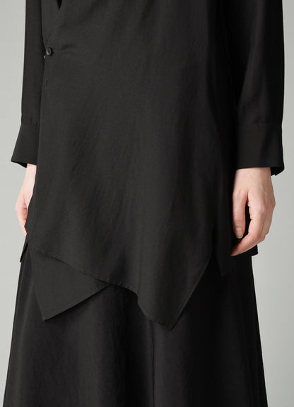 Ry/Si VOILE F WRAP RELAXED FIT BLOUSE