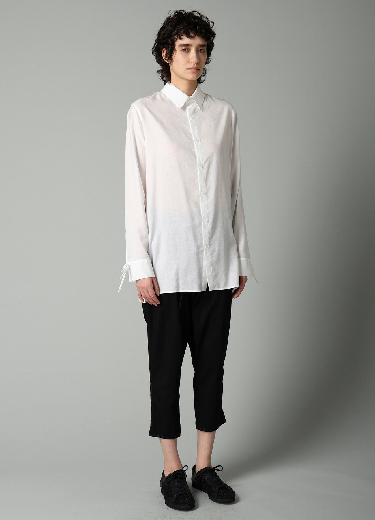 CELLULOSE COTTON VIYELLA STRING DETAIL SHIRT – THE SHOP YOHJI YAMAMOTO