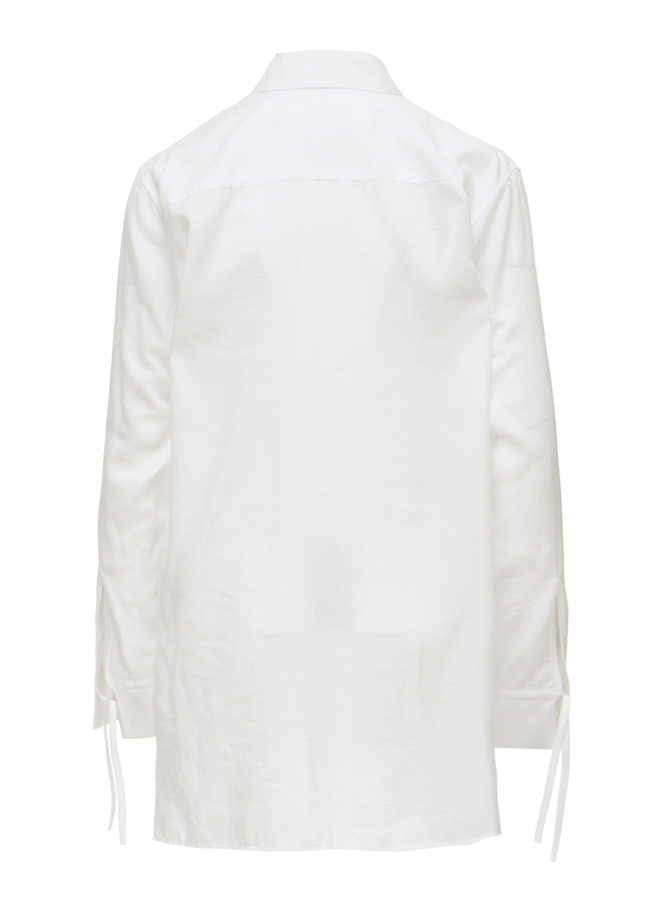 CELLULOSE COTTON VIYELLA STRING DETAIL SHIRT