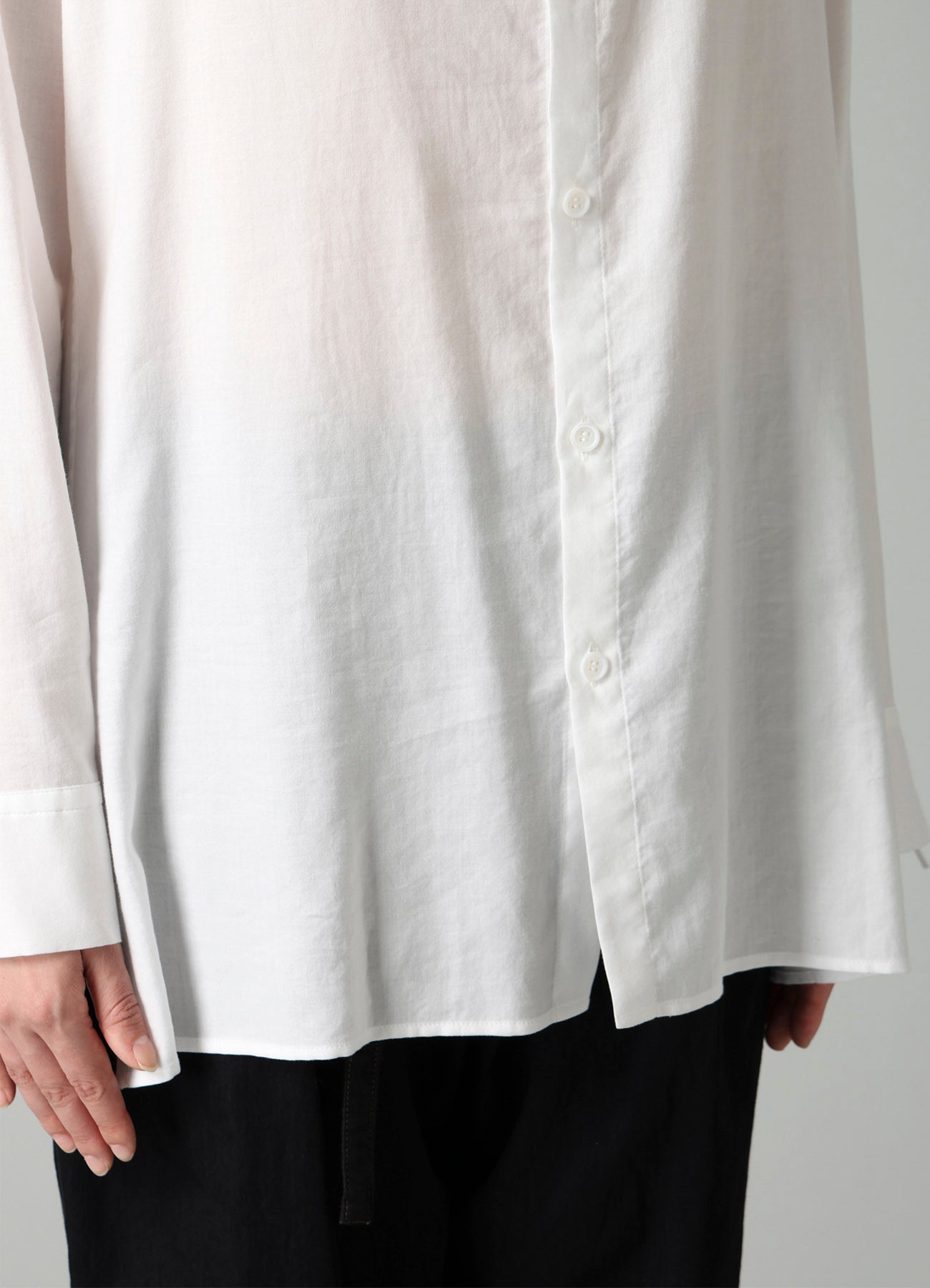 CELLULOSE COTTON VIYELLA STRING DETAIL SHIRT – THE SHOP YOHJI YAMAMOTO