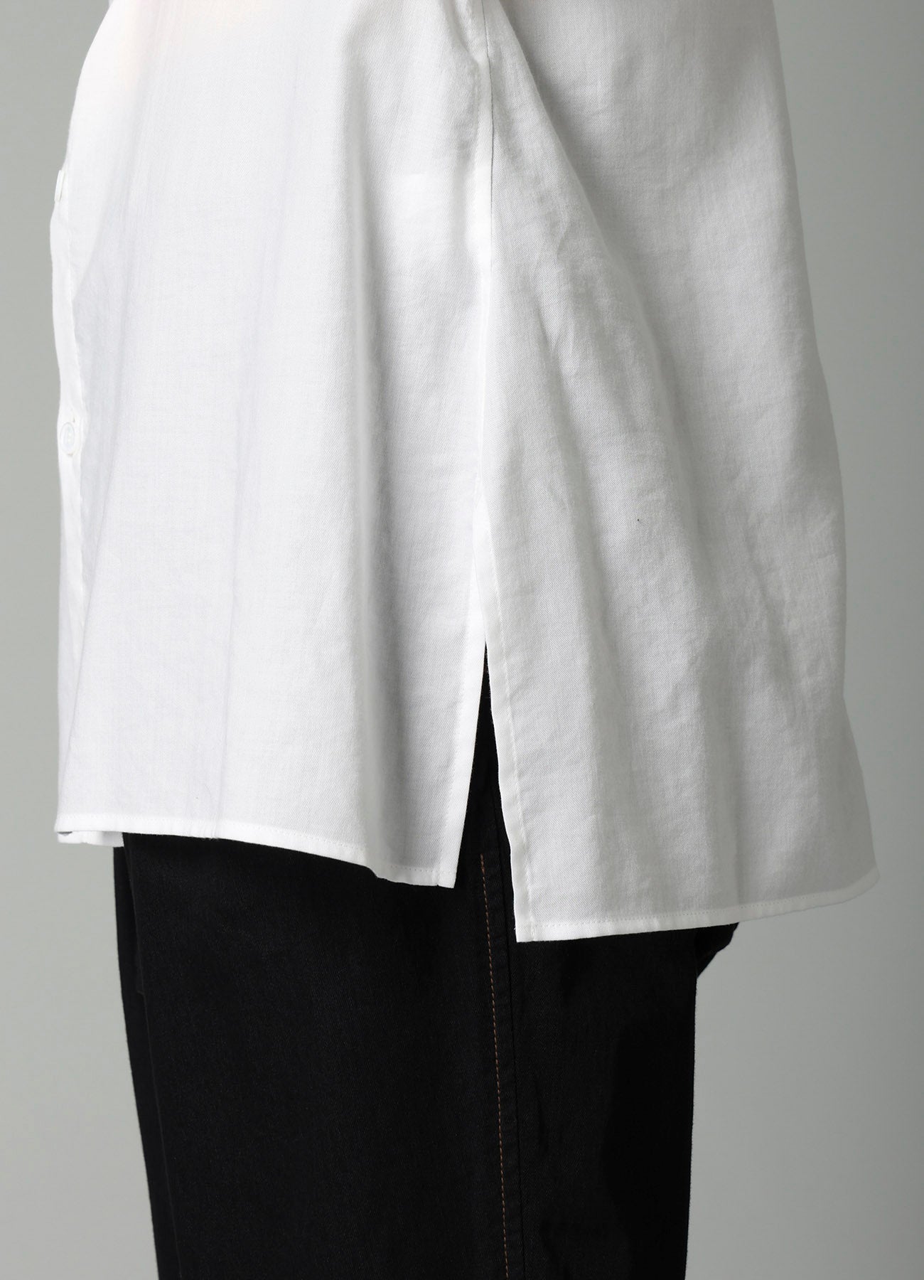 CELLULOSE COTTON VIYELLA STRING DETAIL SHIRT