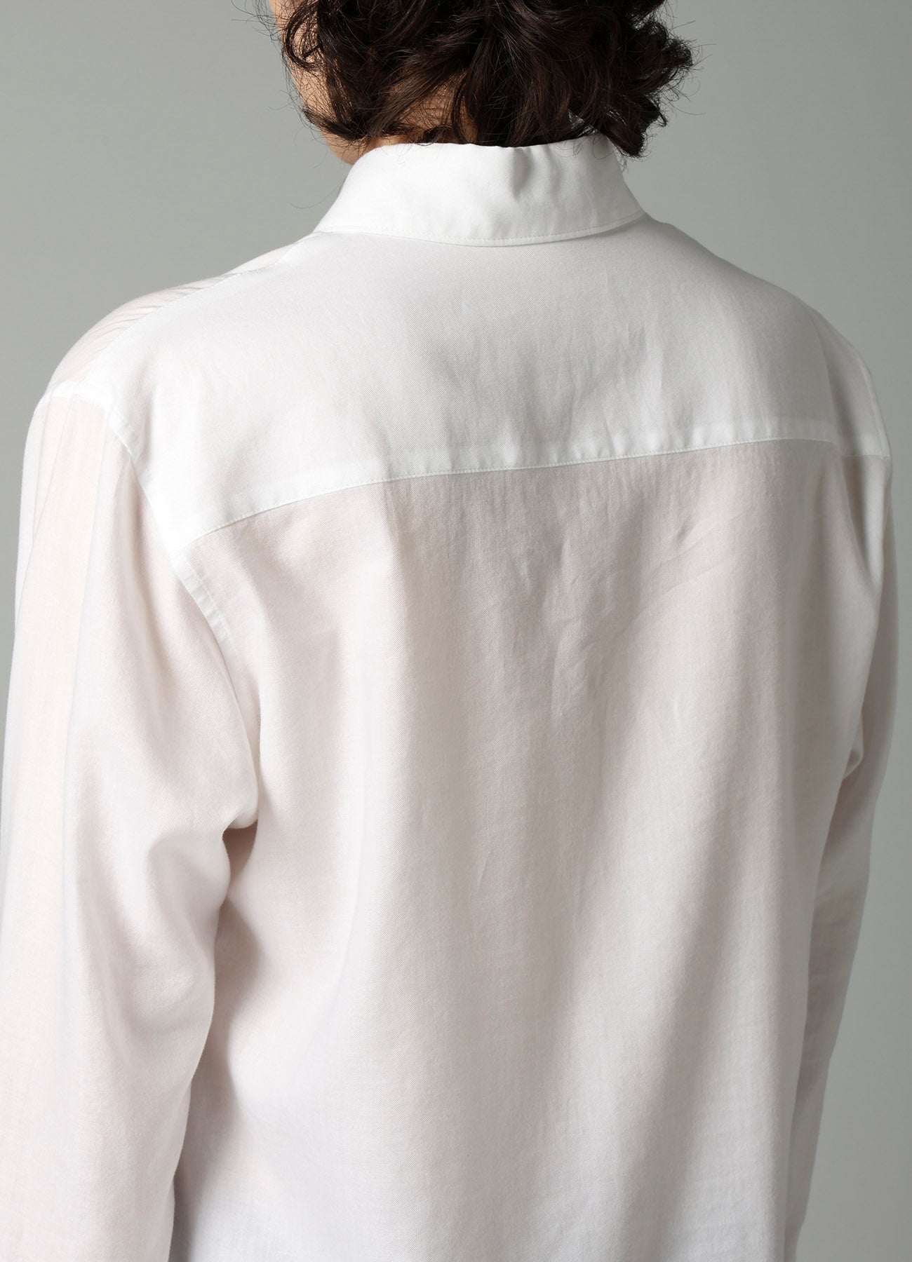 CELLULOSE COTTON VIYELLA STRING DETAIL SHIRT
