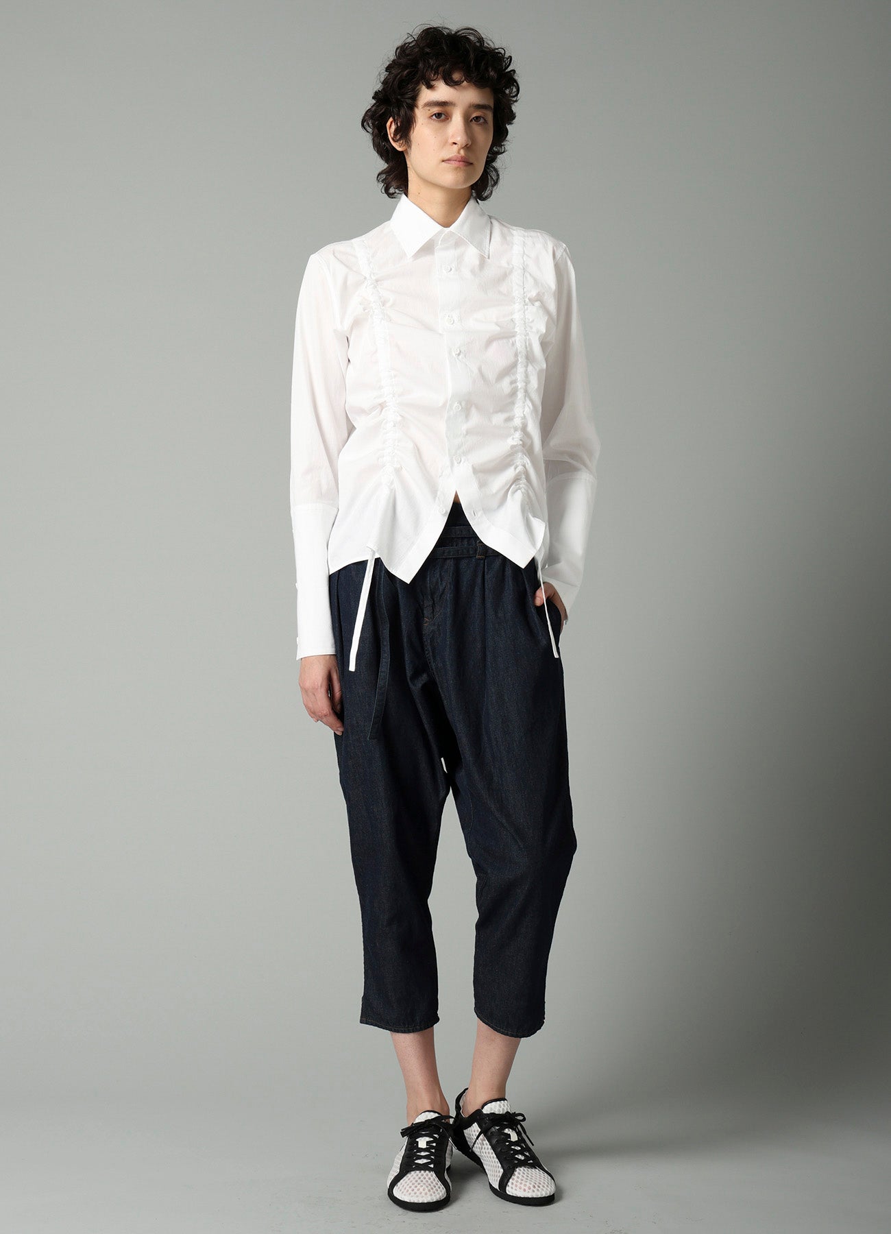 BROAD GATHER DETAIL SHIRT – THE SHOP YOHJI YAMAMOTO