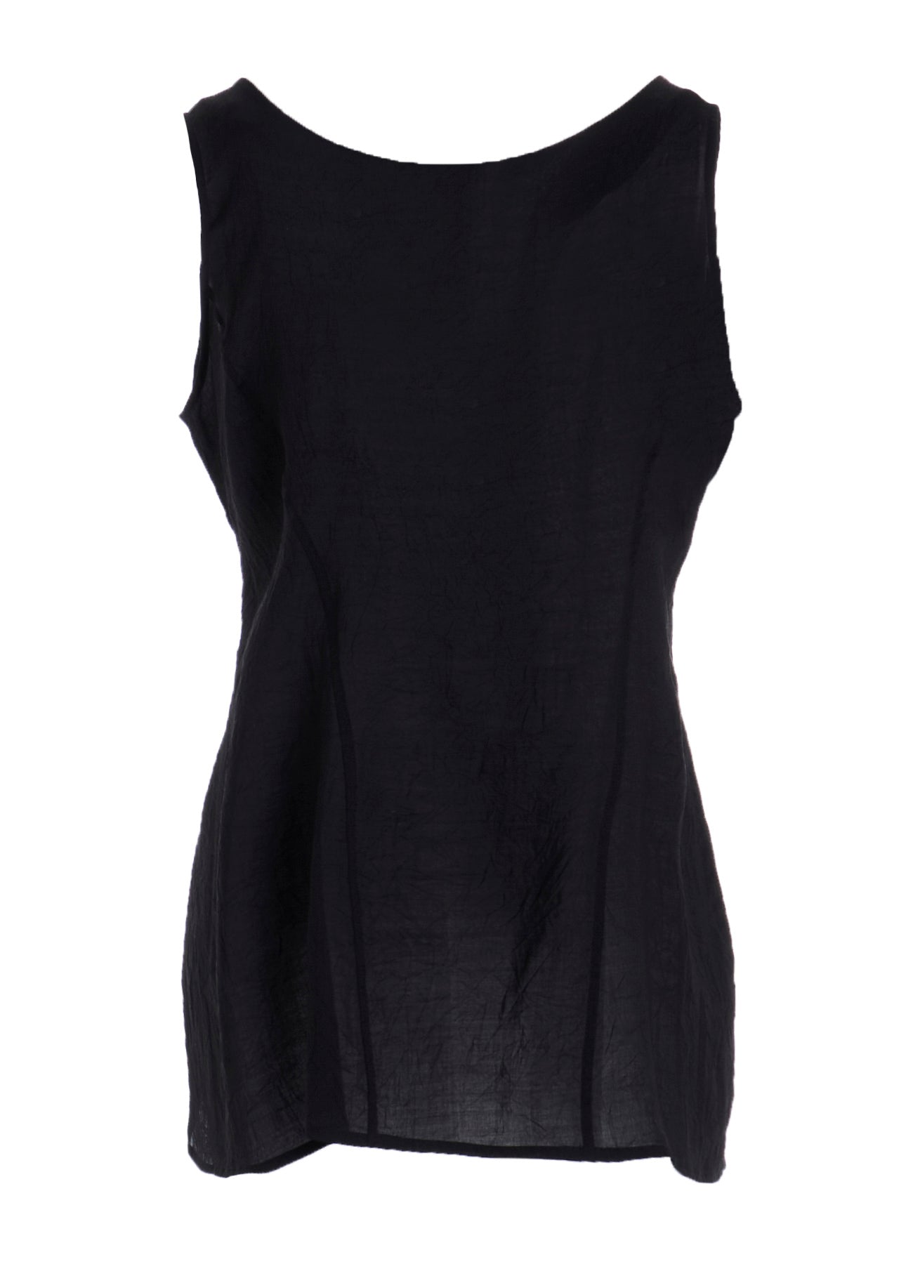 CELLULOSE LAWN SLEEVELESS BLOUSE