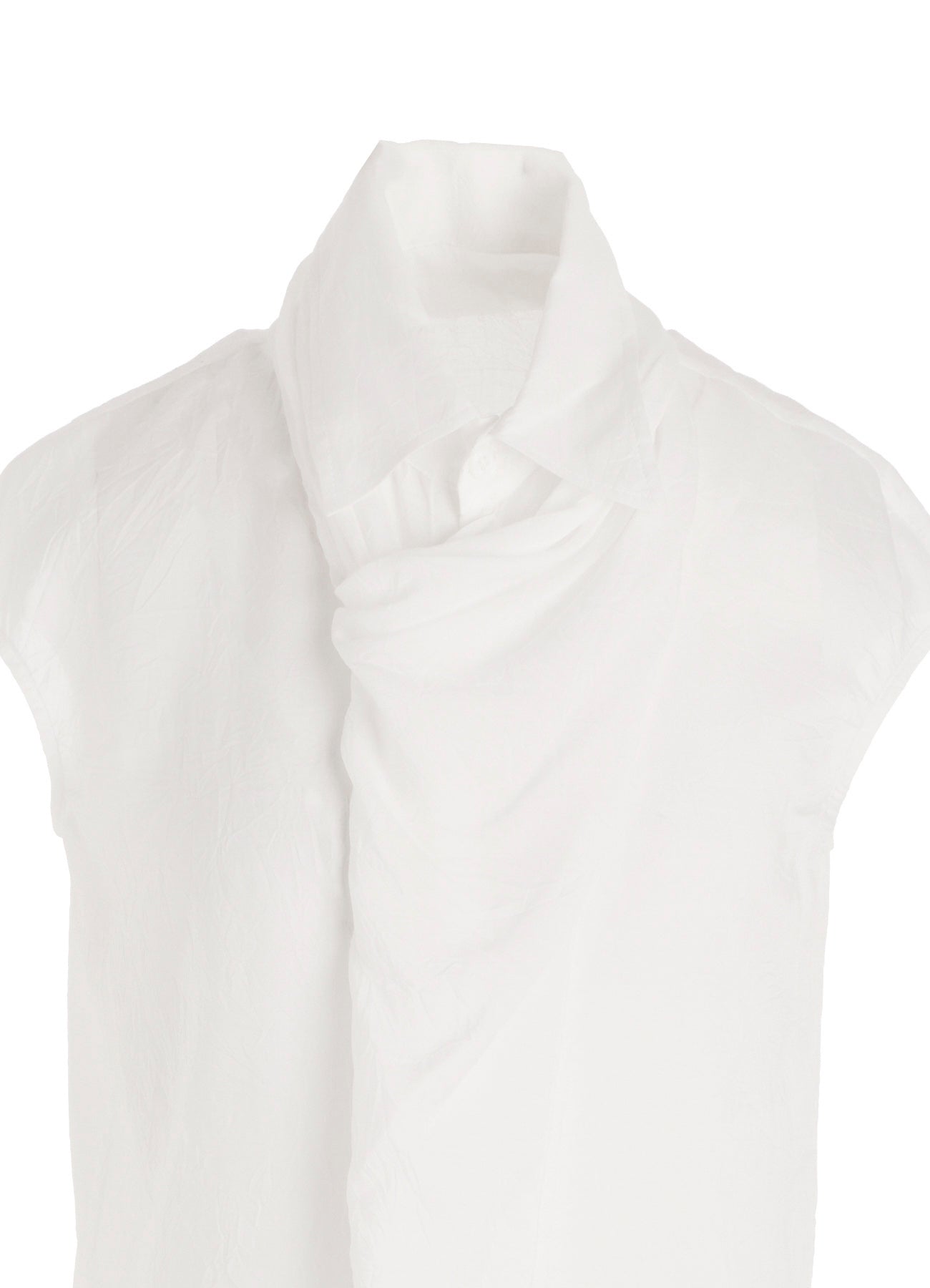 CELLULOSE LAWN FRONT STOLE D FRENCH SLV SHIRT