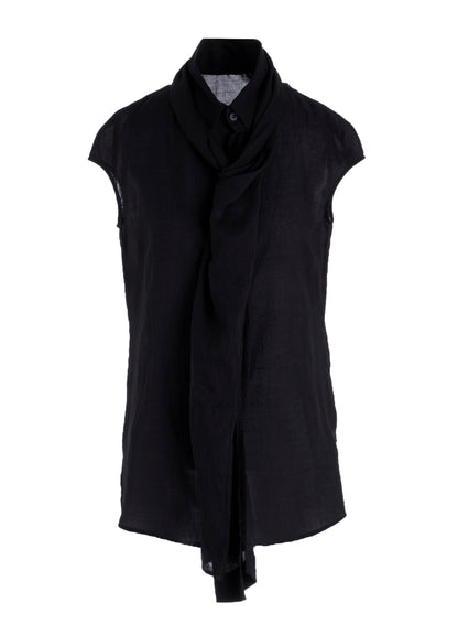 CELLULOSE LAWN FRONT STOLE D FRENCH SLV SHIRT