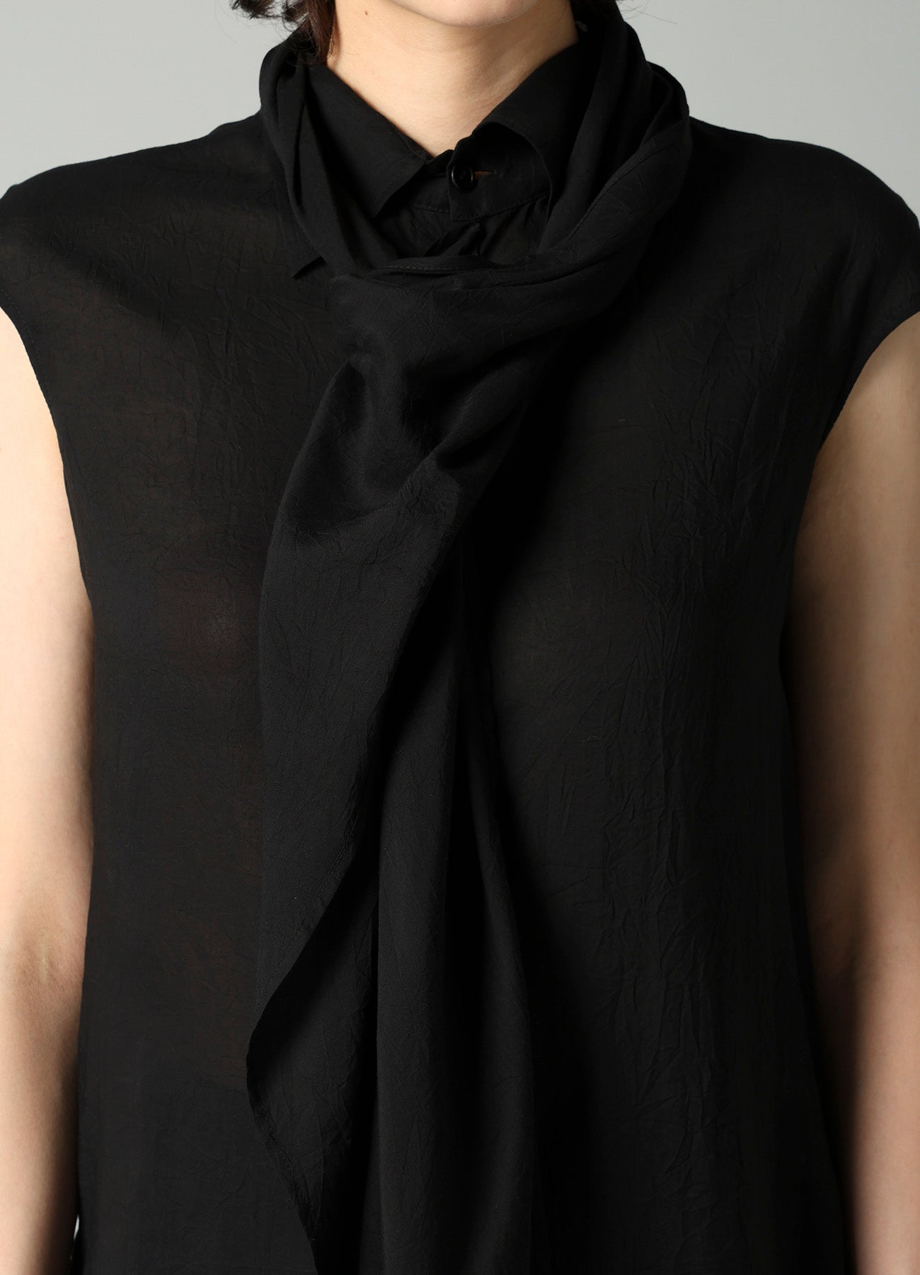 CELLULOSE LAWN FRONT STOLE D FRENCH SLV SHIRT