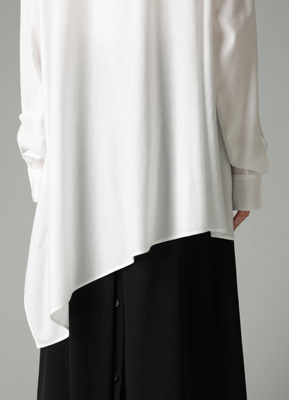 CELLULOSE COTTON VIYELLA ASYMMETRIC BLOUSE