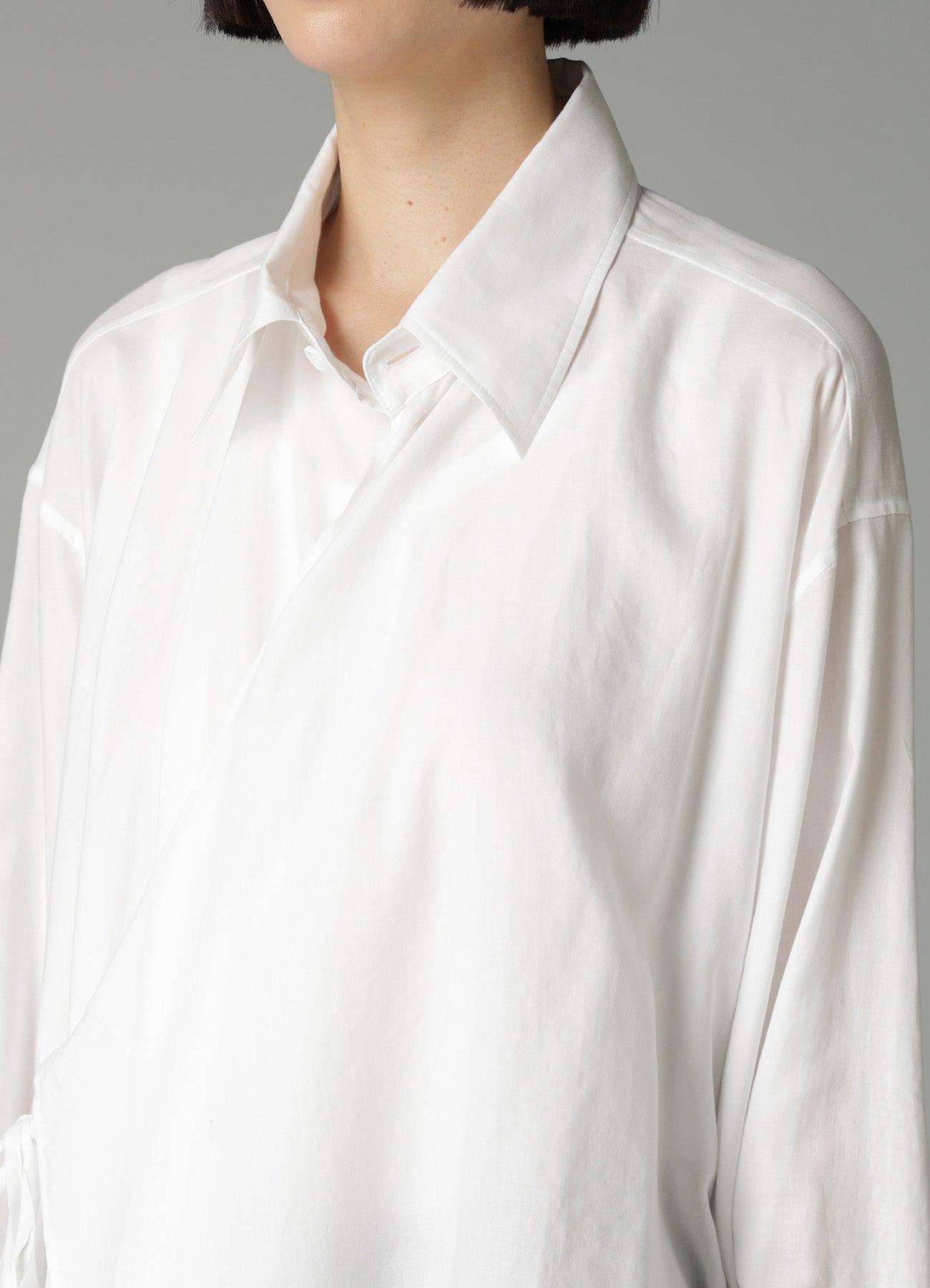 CELLULOSE COTTON VIYELLA ASYMMETRIC BLOUSE