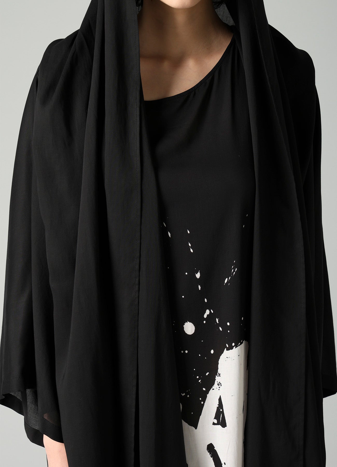 CELLULOSE LAWN STOLE D DOLMAN SLV COAT