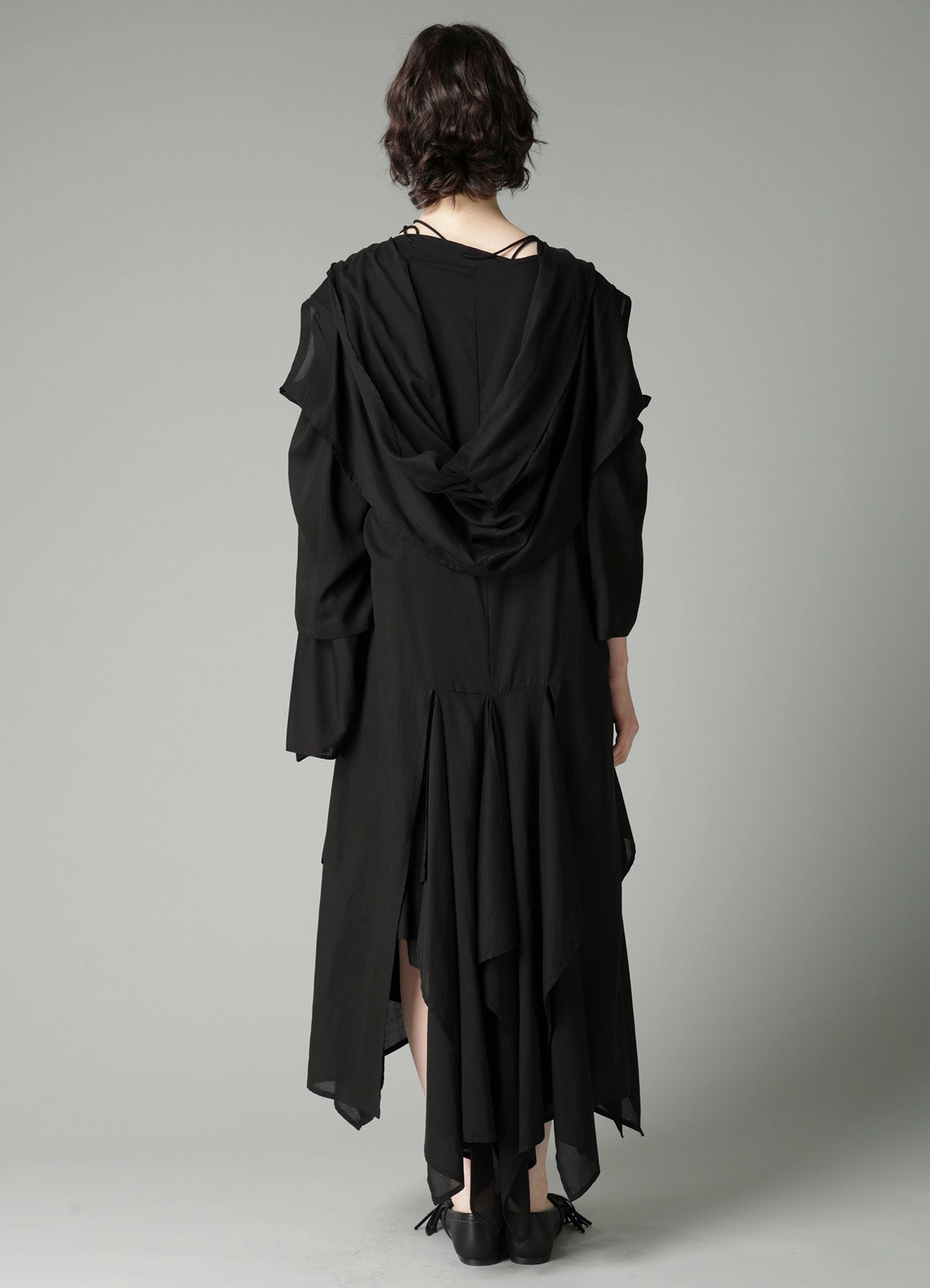 CELLULOSE LAWN O SHOULDER COAT