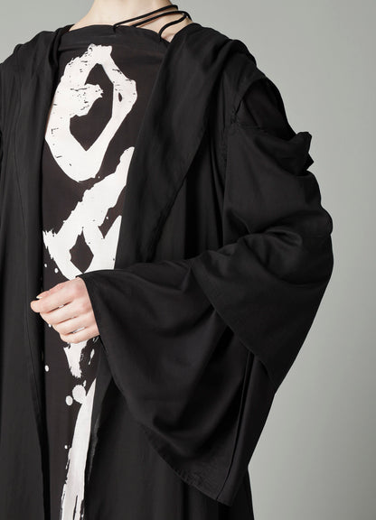 CELLULOSE LAWN O SHOULDER COAT