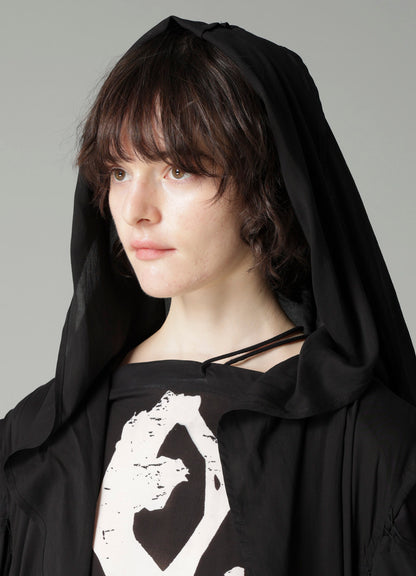 CELLULOSE LAWN O SHOULDER COAT